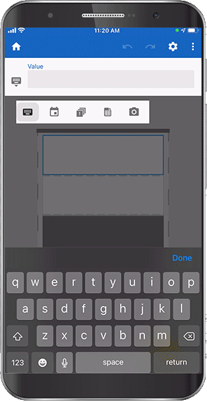 Animated gif showing the creation of sequenced labels by setting the start and end values in the app.