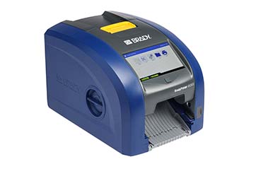 A BradyPrinter i5300 industrial label printer.