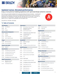 Material Conversion Chart, opens in new window.