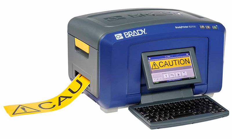 The S3700 Brady printer.