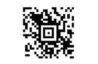 An example of an Aztec Code 2D barcode type.